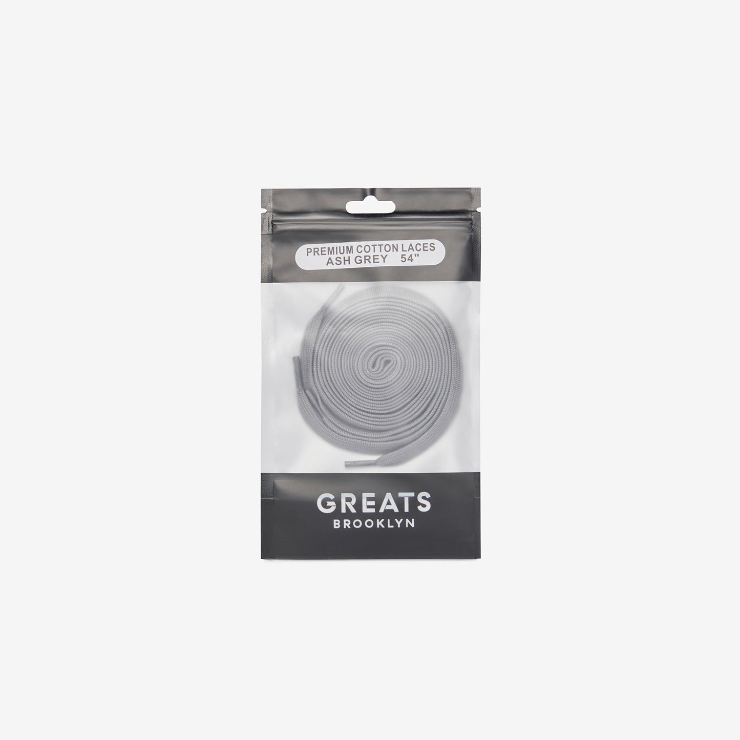 GREATS Premium Cotton Laces - Ash Grey