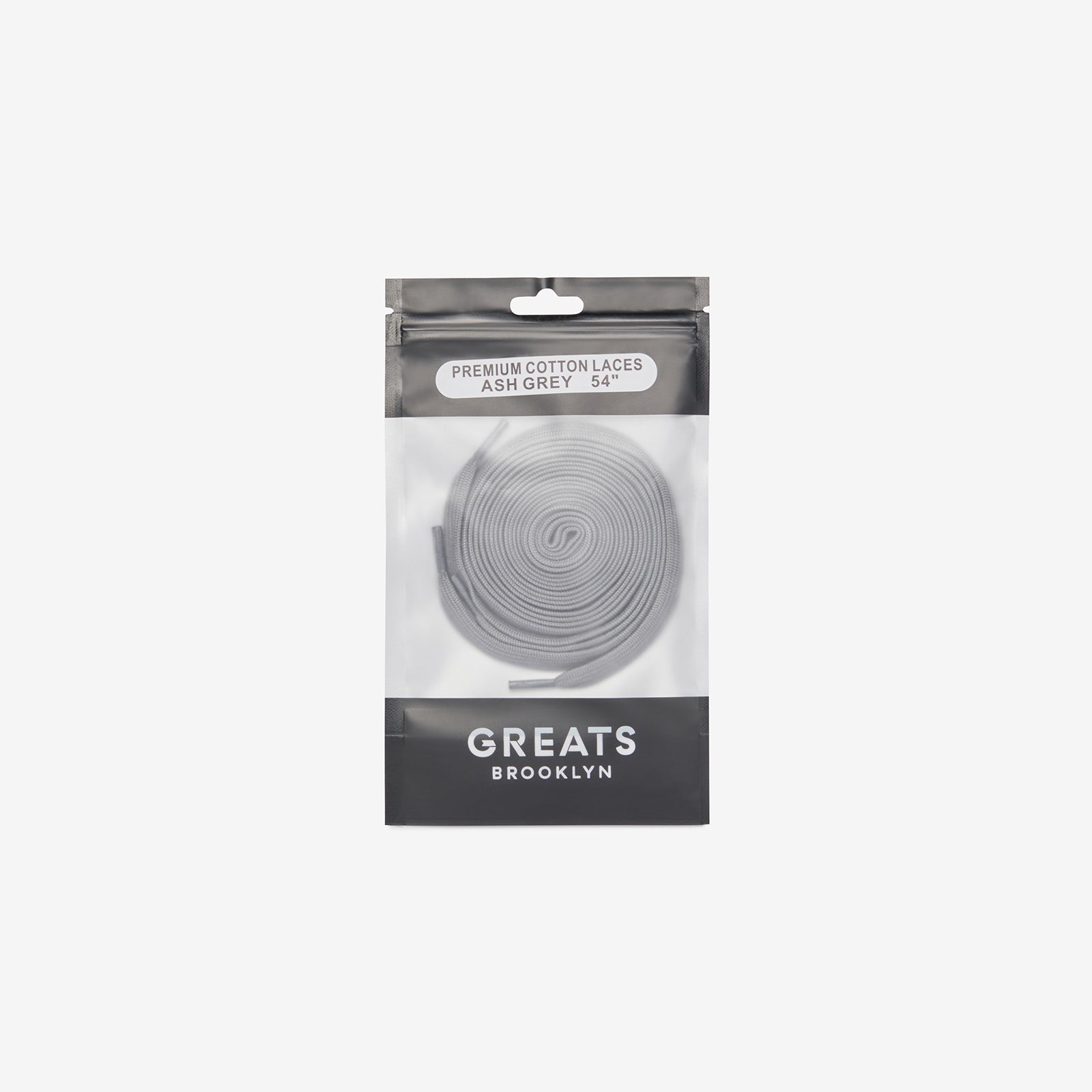 GREATS Premium Cotton Laces - Ash Grey