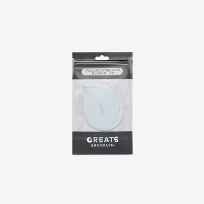 GREATS Premium Cotton Laces - Blanco