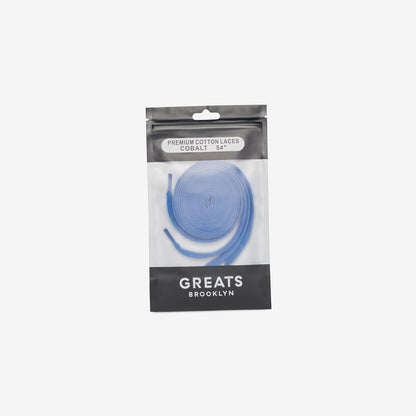 GREATS Premium Cotton Laces - Cobalt