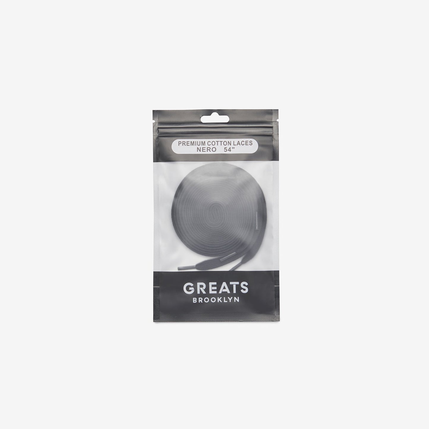 GREATS Premium Cotton Laces - Nero