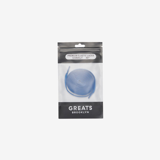 GREATS Premium Elastic Laces - Cobalt