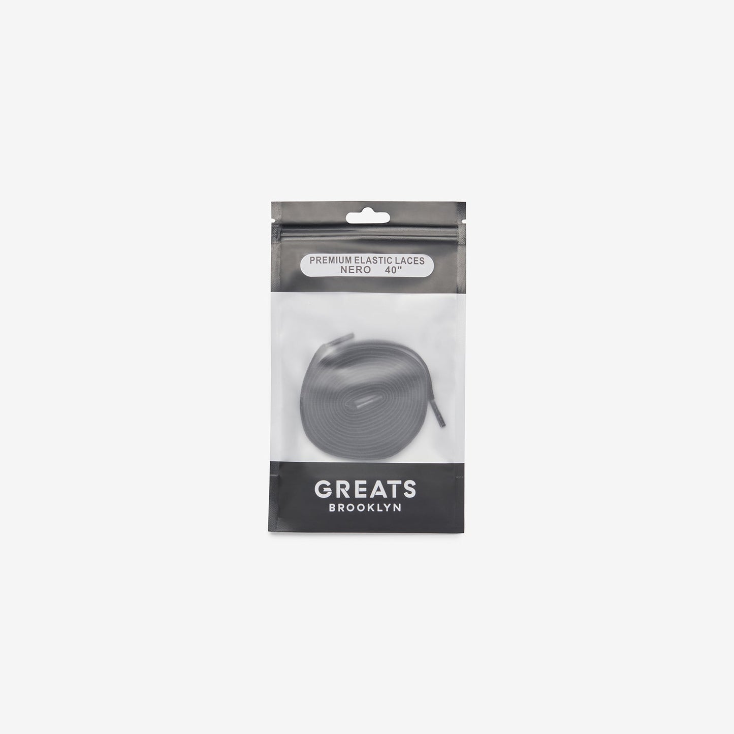 GREATS Premium Elastic Laces - Nero