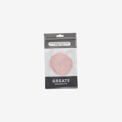 GREATS Premium Elastic Laces - Pink